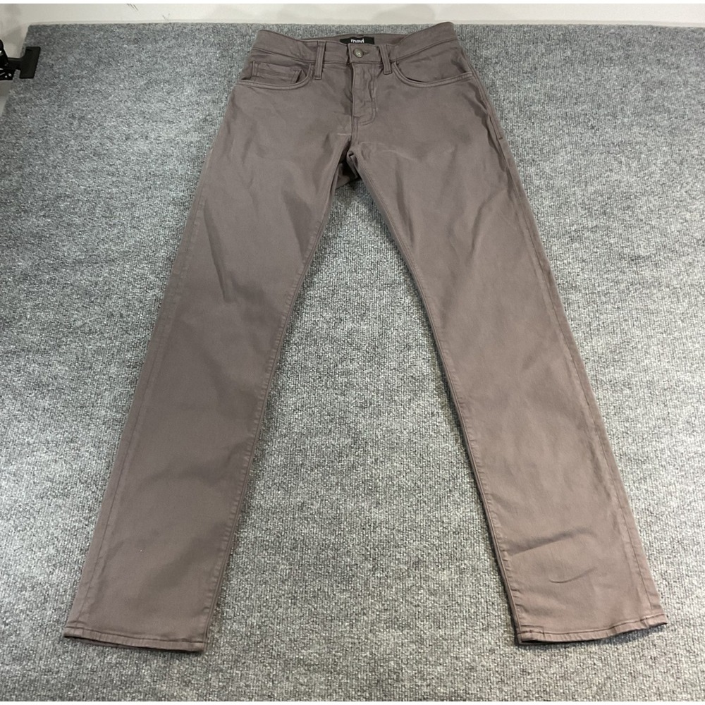 Mavi Zach Straight Leg Men's Jeans 30x34 Grey Stretch Casual Denim Pants Slim S